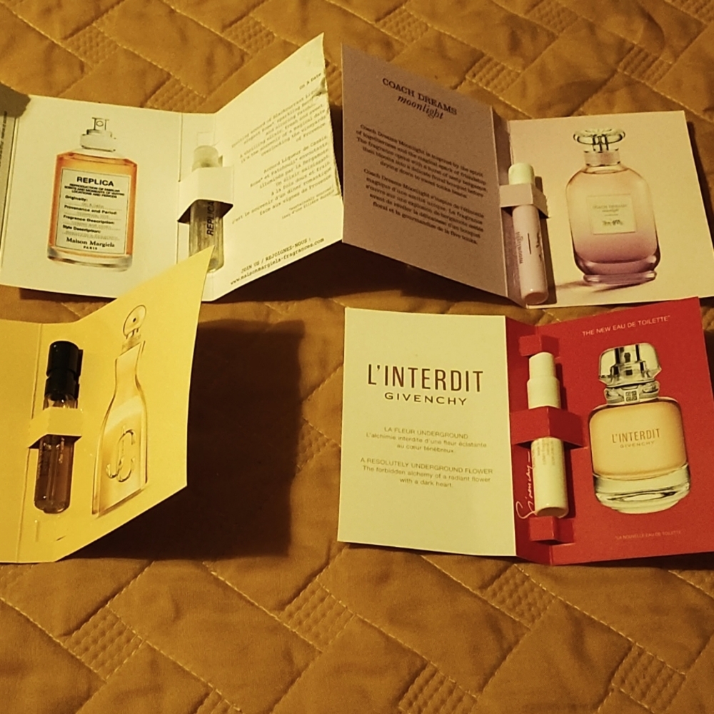 Samples high end perfume